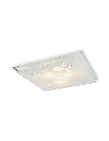 EXCLUSIVE LIGHT by promoIngross: DAMA Plafoniera 4 luci quadrata doppio vetro in offerta EXCLUSIVE LIGHT by promoIngross: DAMA Plafoniera 4 luci quadrata doppio vetro in offerta