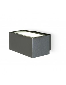 EXCLUSIVE LIGHT by promoIngross: BACH applique bi-emissione antracite lampada parete esterno IP54 2
