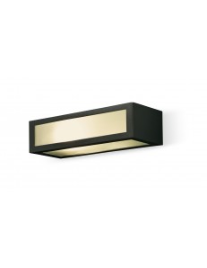 EXCLUSIVE LIGHT by promoIngross: ASTER applique biemissione LED da parete esterno in alluminio nero 2