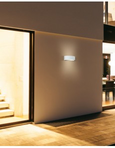 EXCLUSIVE LIGHT by promoIngross: LENTE Applique esterno bianco IP54 in offerta 2