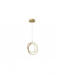 ONDALUCE: Golden sospensione led 28w moderna oro dimmerabile in offerta