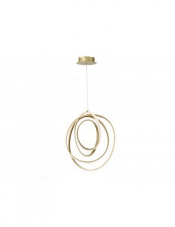 ONDALUCE: Golden sospensione led 50w moderna oro dimmerabile in offerta