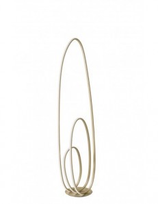 ONDALUCE: Golden piantana led 45w moderna oro dimmerabile in offerta