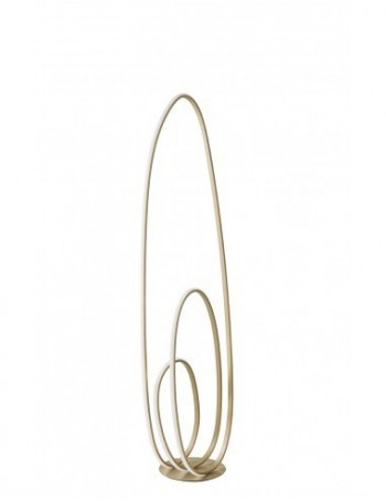 ONDALUCE: Golden piantana led 45w moderna oro dimmerabile in offerta