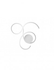 ONDALUCE: Twist plafoniera led 41w moderna bianco dimmerabile in offerta