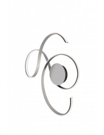 ONDALUCE: Twist plafoniera led 57w moderna silver dimmerabile in offerta