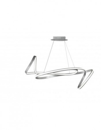 ONDALUCE: Fly sospensione led moderna argento dimmerabile in offerta