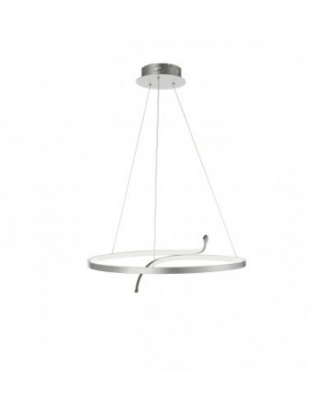 ONDALUCE: Virgo sospensione moderna led argento dimmerabile in offerta