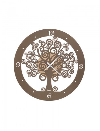ARTI e MESTIERI: Albero della Vita Orologio simbolico piccolo Ø44 oro bronzo in offerta
