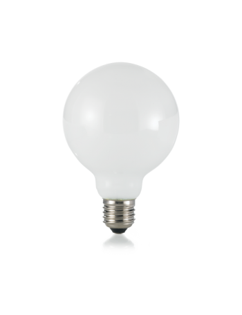 IDEAL LUX: Globo d95 lampadina E27 led 8w vetro bianco luce naturale in offerta