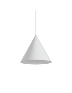 IDEAL LUX: A-LINE SP1 D30 bianco lampadario cucina metallo forma cono Ø30 in offerta