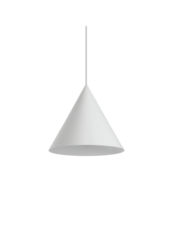 IDEAL LUX: A-LINE SP1 D30 bianco lampadario cucina metallo forma cono Ø30 in offerta
