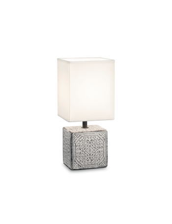 IDEAL LUX: Kali 1 tl1 abat juor lampada comodino ceramica squadrato in offerta