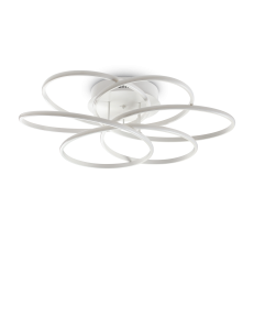 IDEAL LUX: Karol pl d79 plafoniera led design moderna big Ø76 63watt luce calda Lumen 8380 in 2