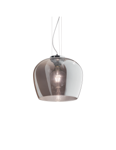 IDEAL LUX: Blossom sp1 sospensione in vetro fumè Ø32 in offerta