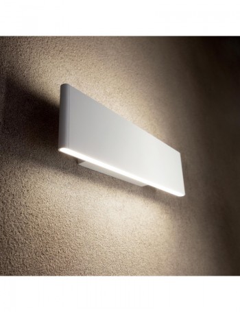 IDEAL LUX: Desk ap2 applique led moderno sottile bianco alluminio in offerta