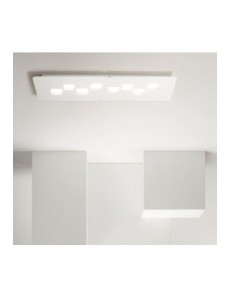 GEA LUCE: Bilbao plafoniera GX53 LED grande bianco rettangolare design in offerta 2