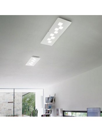 GEA LUCE: Bilbao plafoniera GX53 LED grande bianco rettangolare design in offerta