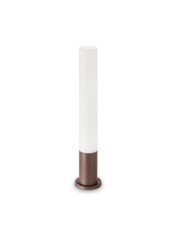 IDEAL LUX: Edo pt1 Round paletto moderno per esterno coffee IP44 h80cm in offerta