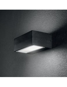 IDEAL LUX: Twin ap1 applique doppio diffusore giardino esterno alluminio antracite in offerta 2