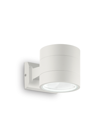 IDEAL LUX: Snif applique IP 54 esterno biemissione tonda bianco in offerta