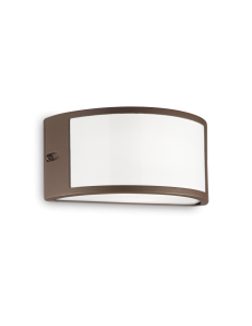 IDEAL LUX: Rex-1 ap1 applique illuminazione per esterno alluminio coffee in offerta