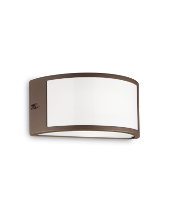 IDEAL LUX: Rex-1 ap1 applique illuminazione per esterno alluminio coffee in offerta