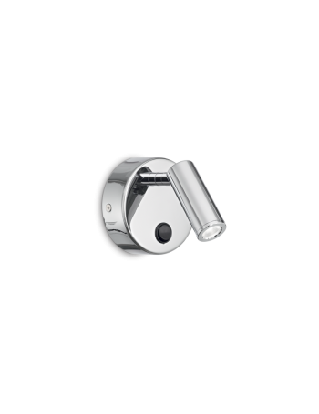 IDEAL LUX: Page ap1 faretto led 3w spot led round cromo in offerta