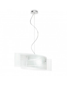 GEA LUCE: Nereide lampada media 64cm sospensione vetro ovale cucina design moderno in offerta