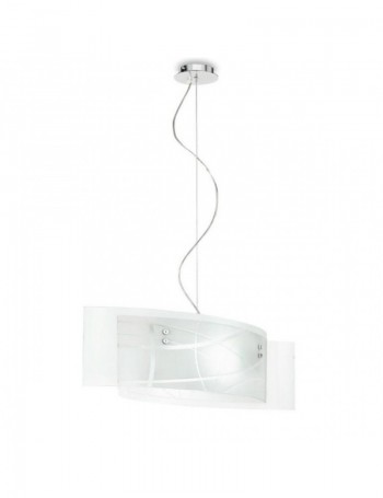 GEA LUCE: Nereide lampada media 64cm sospensione vetro ovale cucina design moderno in offerta