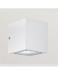 GEA LUCE: Cubo Applique biemissione da esterno GX53 ip54 BIANCO GRIGIO GES173 in offerta
