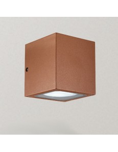 GEA LUCE: Cubo Applique biemissione da esterno GX53 ip54 ruggine GES172 in offerta