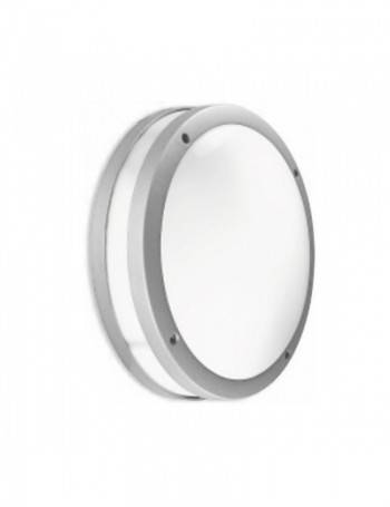 GEA LUCE: Applique lampada da soffitto tonda Ø 28 IP54 esterno alluminio GES291 in offerta