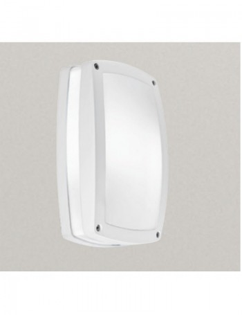 GEA LUCE: Applique plafoniera rattangolare IP54 esterno bianco GES303 in offerta