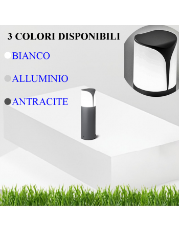 GEA LUCE: Lampioncino da giardino esterno prato ip44 h30 E27 vari colori in offerta