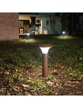 GEA LUCE: Design lampioncino h50 esterno E27 ip44 ruggine GES521 in offerta