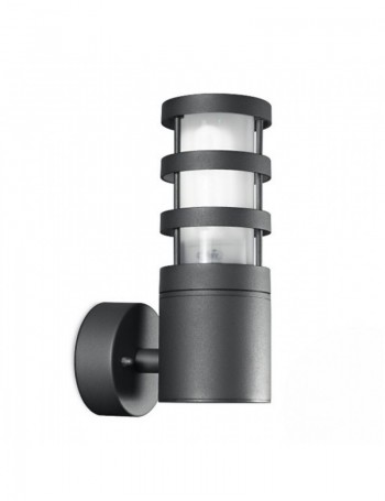 GEA LUCE: Fiaccola applique da esterno moderno ip54 in metallo antracite in offerta