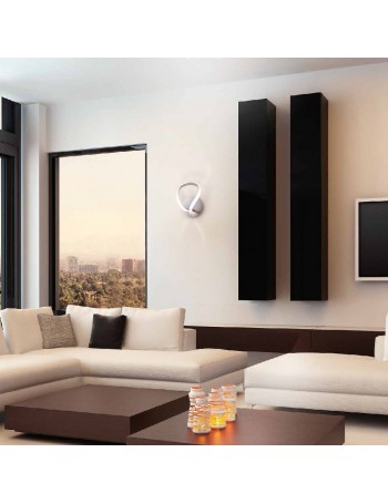 MANTRA: Knot applique led 12w 3000k design moderno grigio lampada in offerta