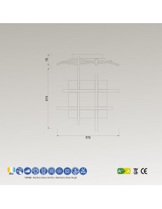 MANTRA: Nur plafoniera led 34w 3000k design in offerta 2