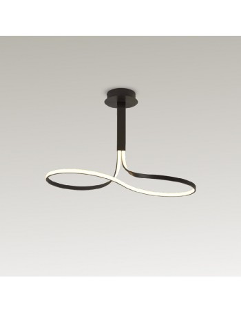 MANTRA: Nur marrone lampadario moderno infinito led 40w 2800k dimmerabile in offerta