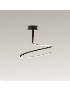 MANTRA: Nur marrone lampadario led 30w 2800k dimmer design in offerta