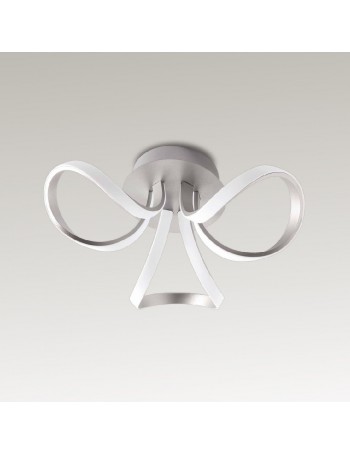 MANTRA: Knot plafoniera led 3000k dimmerabile 48cm led 36w 3000k silver cromo in offerta