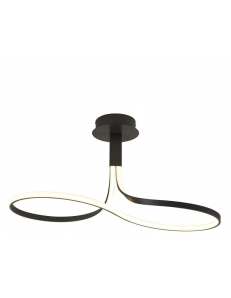 MANTRA: Nur xl marrone lampadario moderno led 50w 2800k dimmerabile in offerta 2