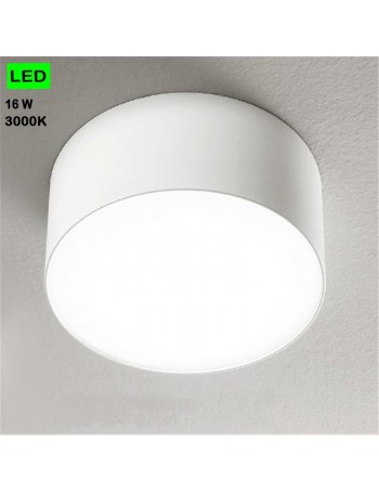 GEA LUCE: Plafoniera 16w LED rotonda Ø14 corridoio ingresso luce calda in offerta