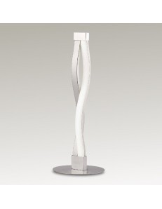 Sahara silver lumetto lampada da comodino led 6w 3000k 