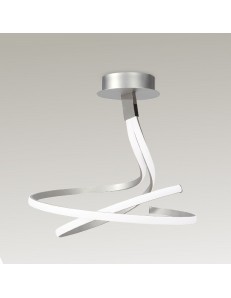 Nur lampadario LED 50w luce calda dimmerabile cromo 2