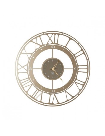 Koros diametro orologio da parete numeri romani metallo bronzo 70cm