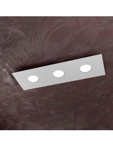 TOP LIGHT: Area plafoniera rettangolare metallo bianca 60x20cm in offerta 2
