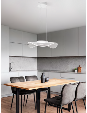 PERENZ: Medusa lampadario moderno 30w luce calda bianco Ø50 cucina in offerta