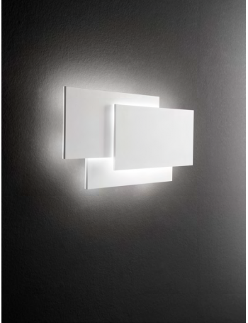 PERENZ: Dip applique design rettangolare LED 36w metallo bianco luce calda in offerta